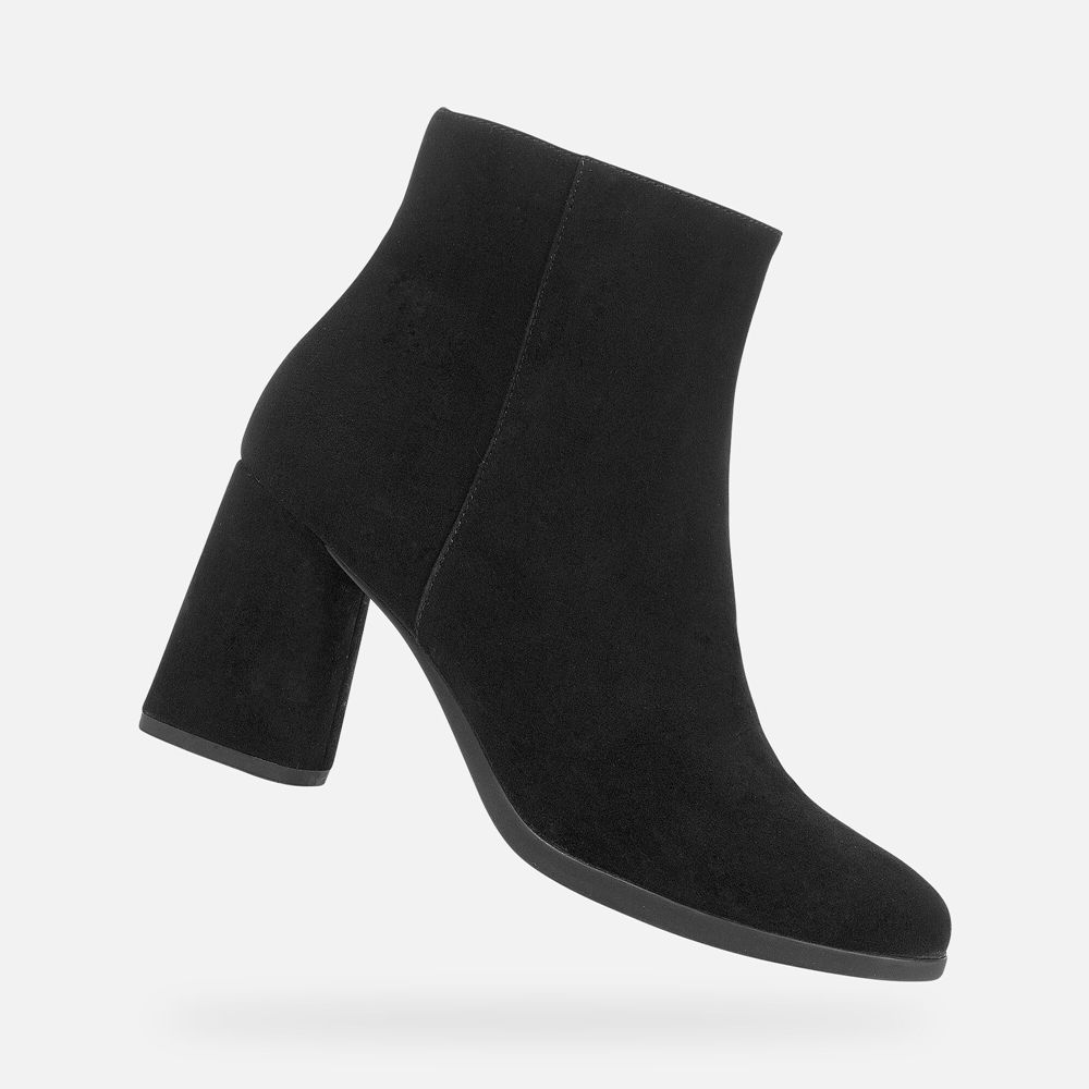 Geox Ankle Boots Black Calinda - Geox Womens Shoes - YSOTAK250